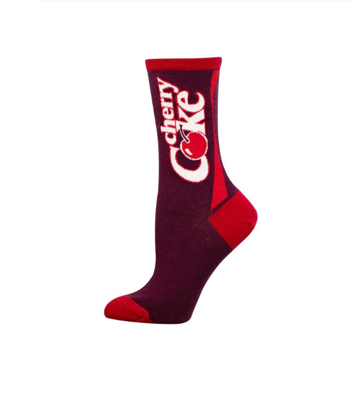 Cherry Coke Socks
