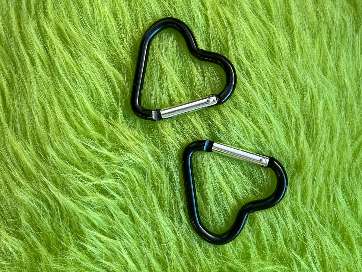 Heart Carabiners Keychain Clip