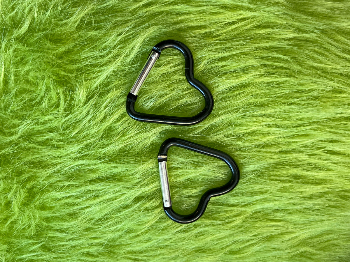 Heart Carabiners Keychain Clip