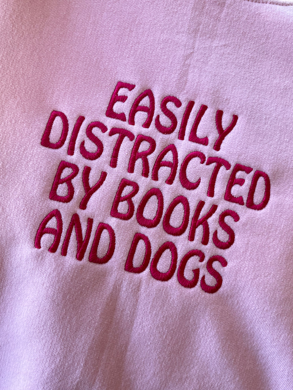 Easily Distracted by Books and Dogs