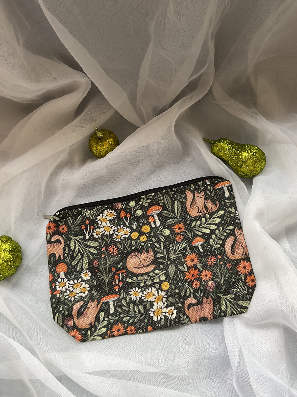 Felines in the Forest Make-Up Bag