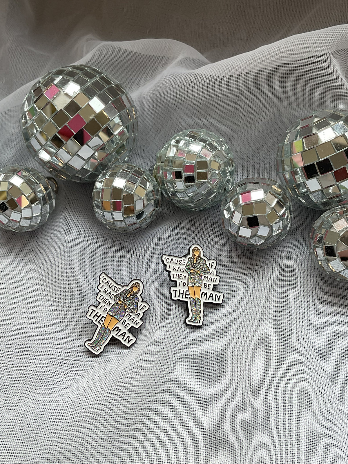 The Man - Swiftie Enamel Pin