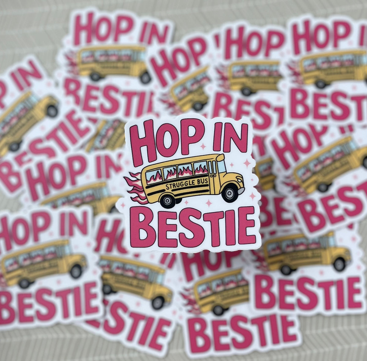 Struggle Bus Vinyl Sticker