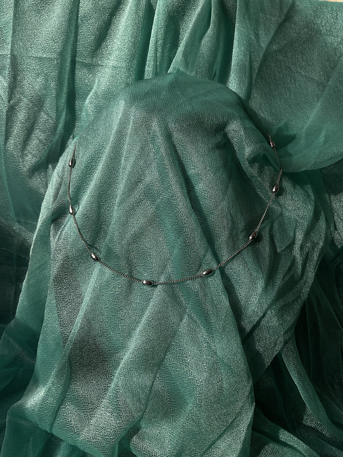 Oval Beaded Chain - Sterling Silver