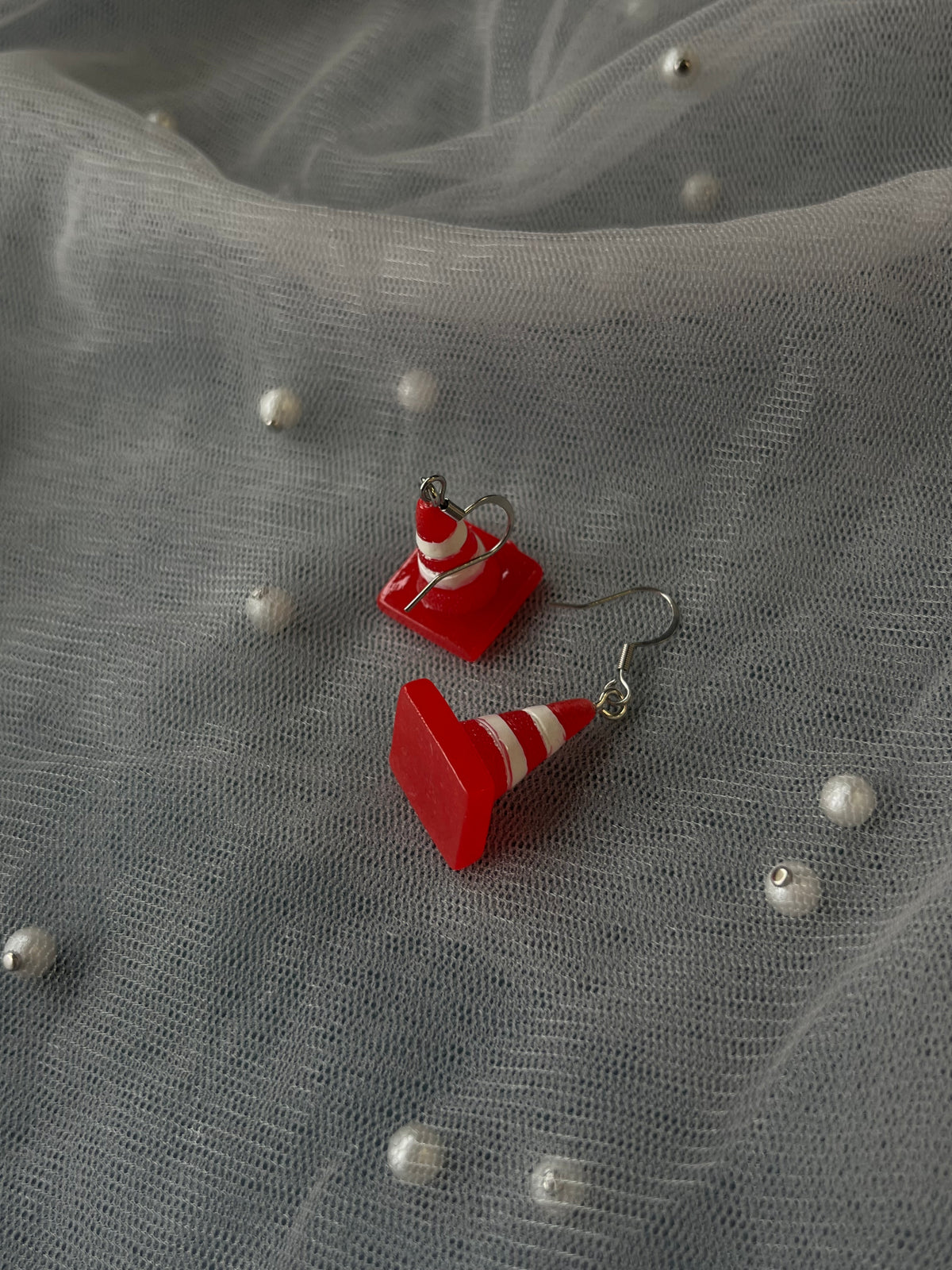 Traffic Cone Earrings