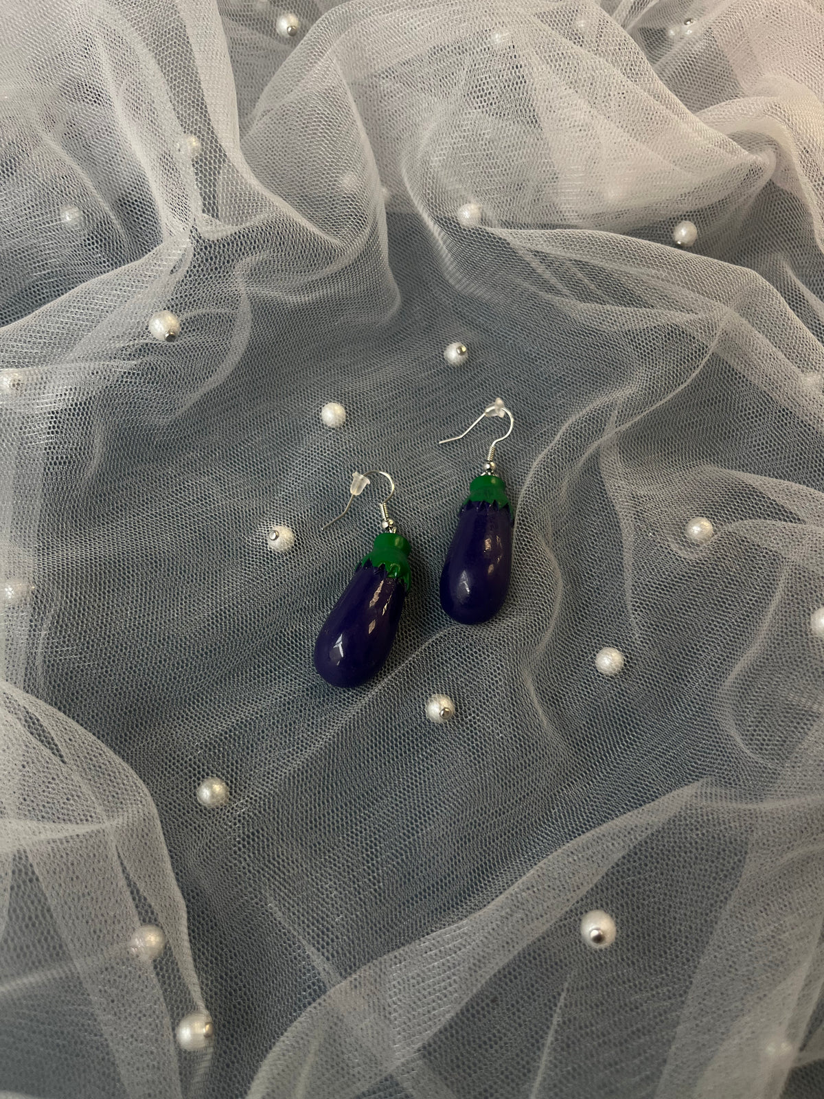 Eggplant Earrings