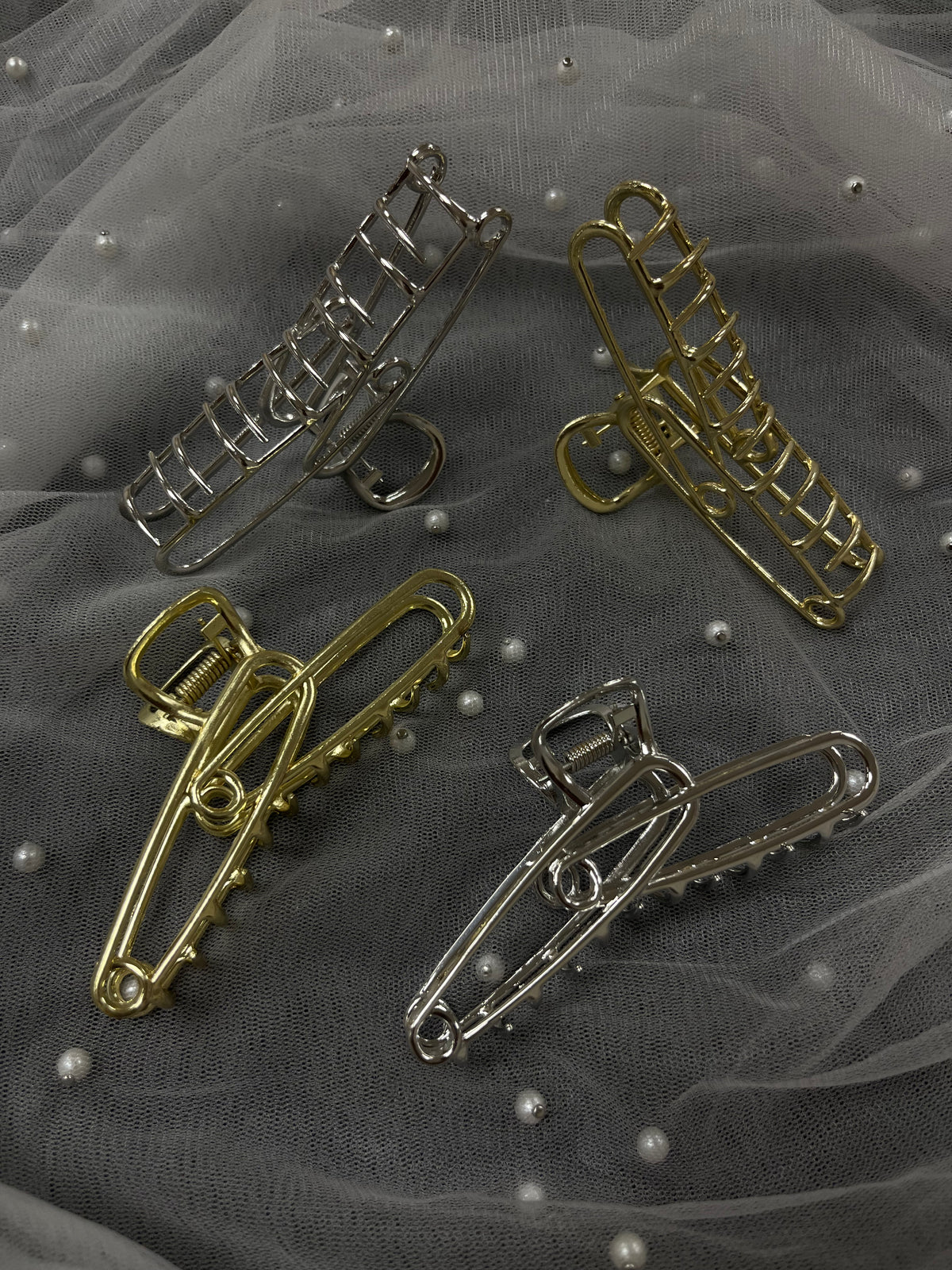 Safety Pin Claw Clips