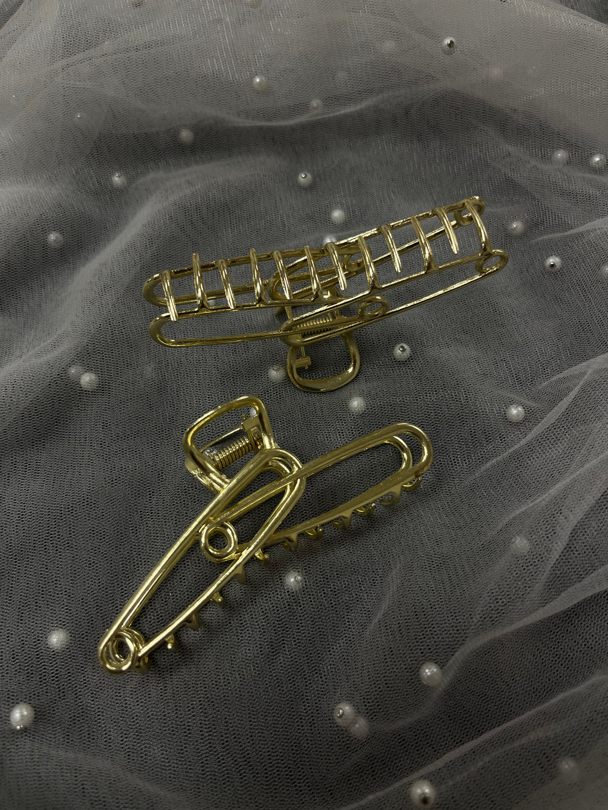 Safety Pin Claw Clips