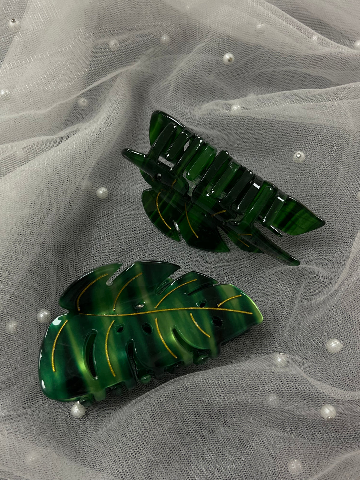 Tropical Leaf Hair Clip