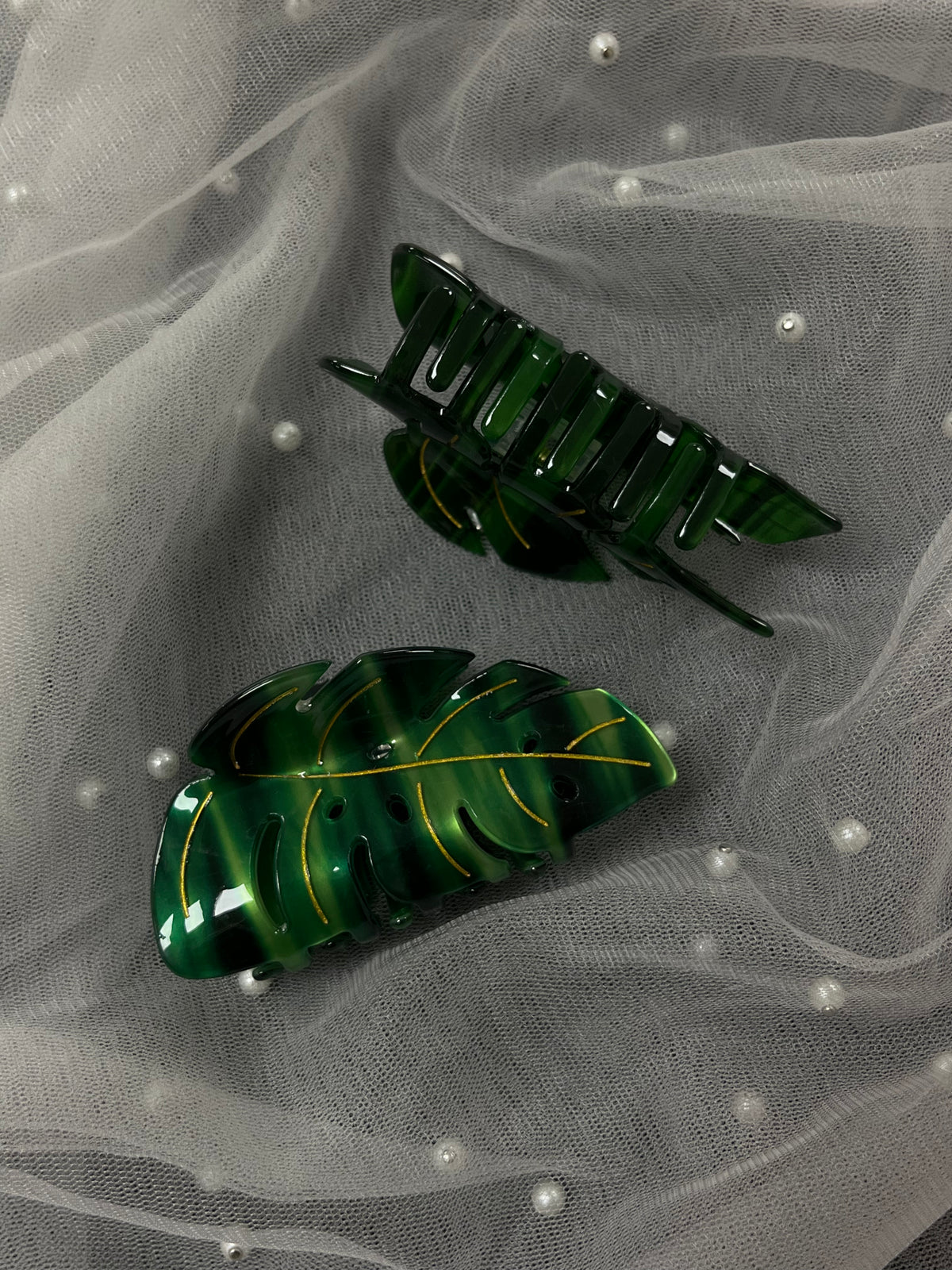 Tropical Leaf Hair Clip