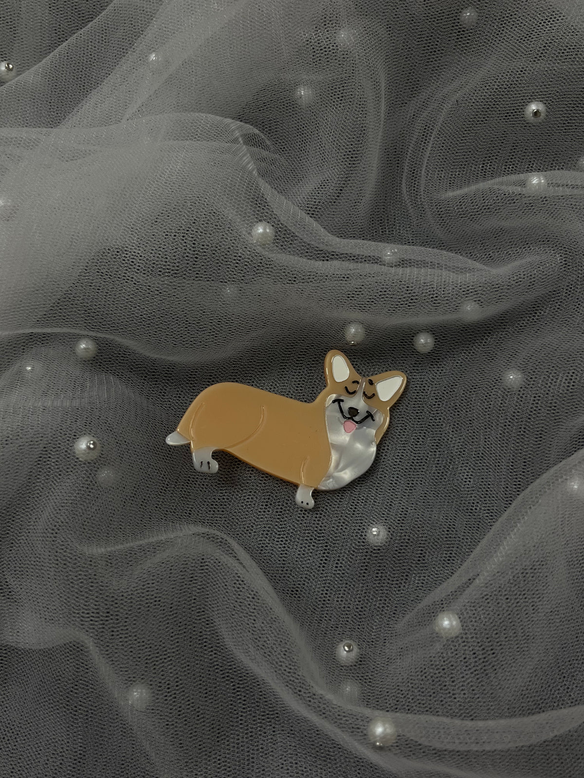 Corgi Hair Clip