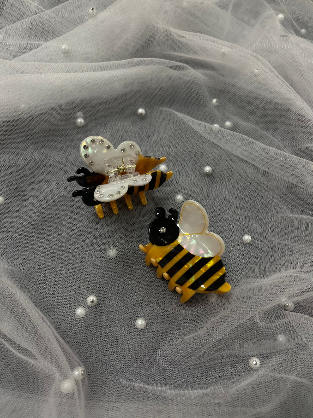 Mini Bumble Bee Hair Clip