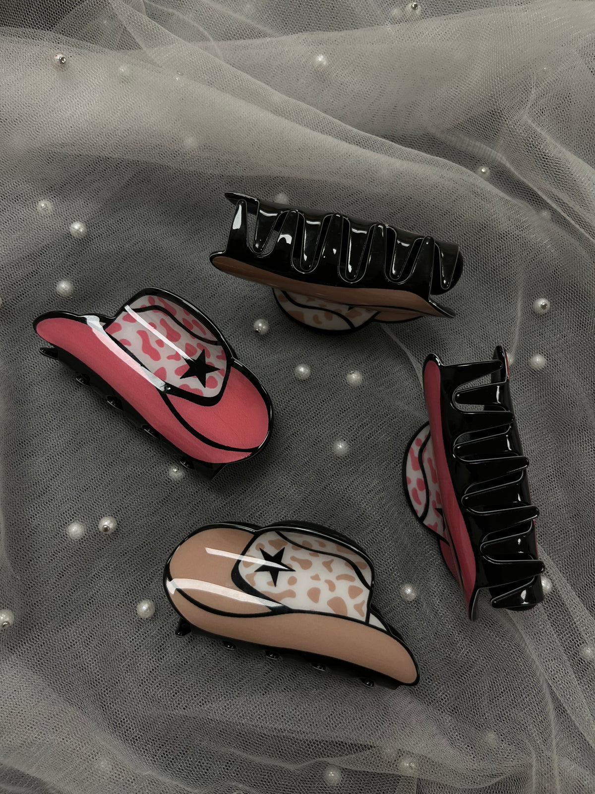 Cowboy Hat Hair Clip