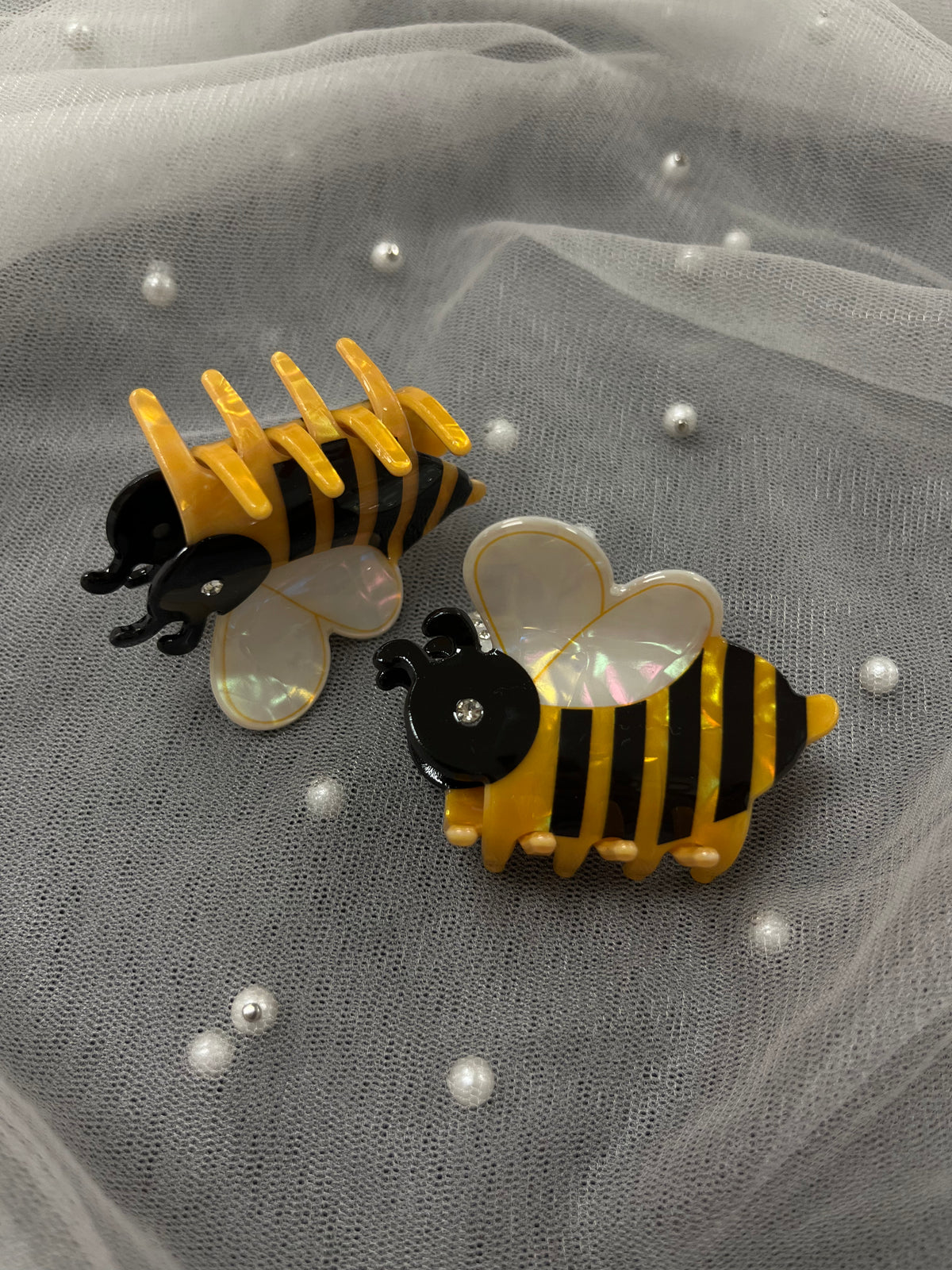 Mini Bumble Bee Hair Clip