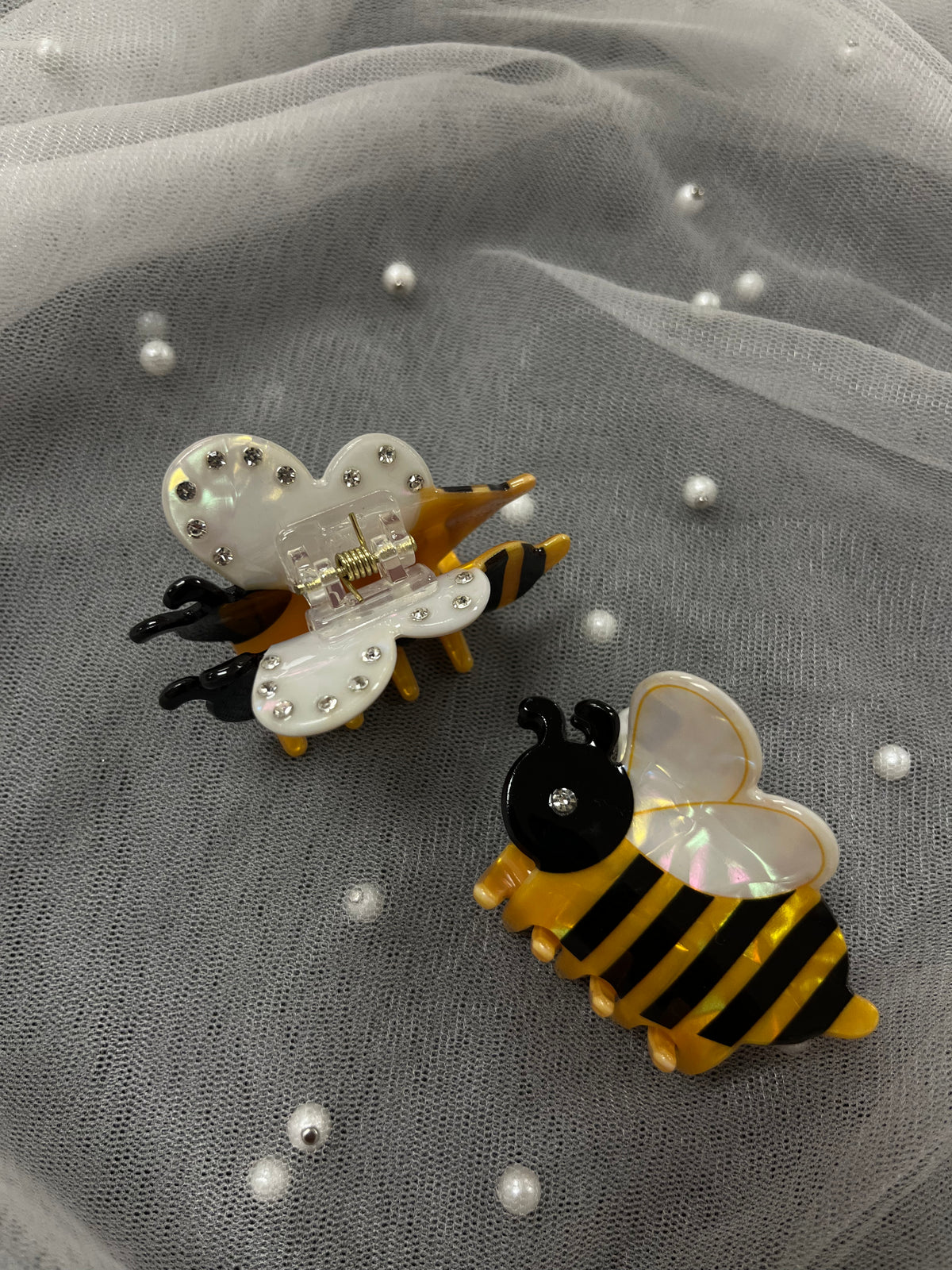 Mini Bumble Bee Hair Clip