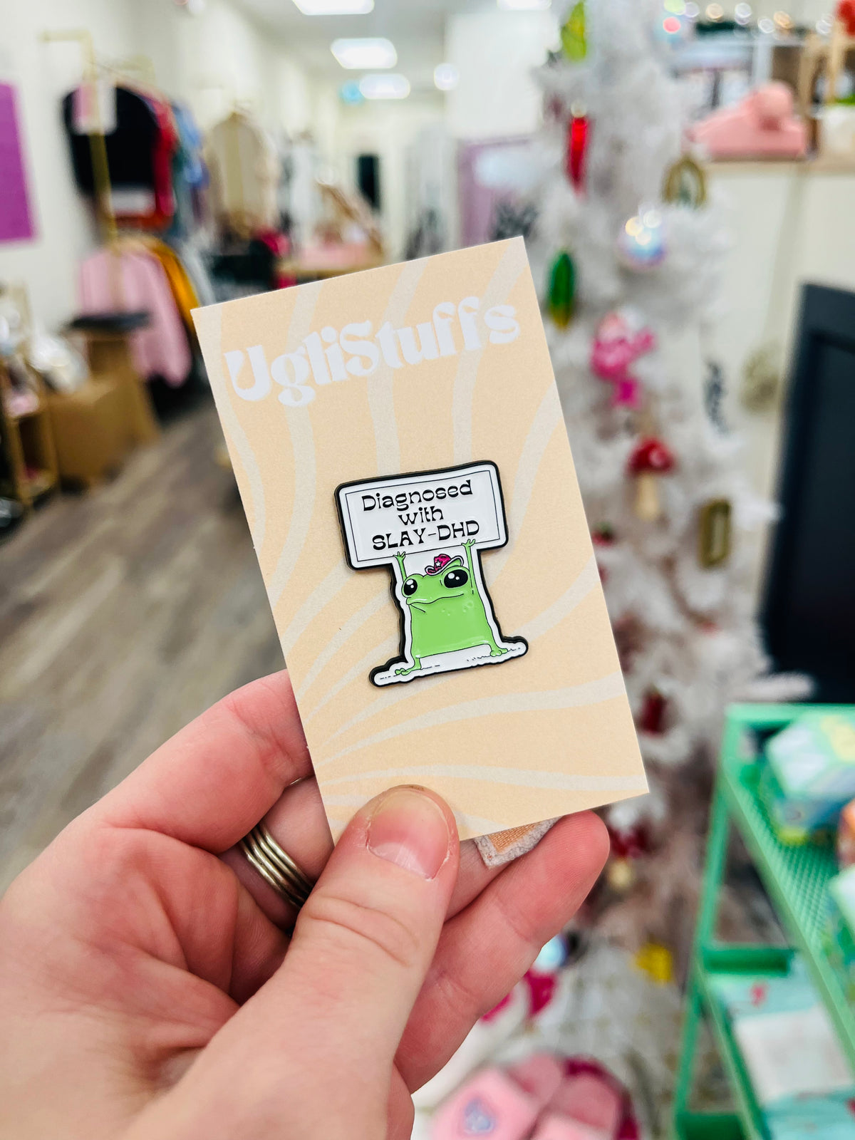 Diagnosed With Slay-DHD | Enamel Pin