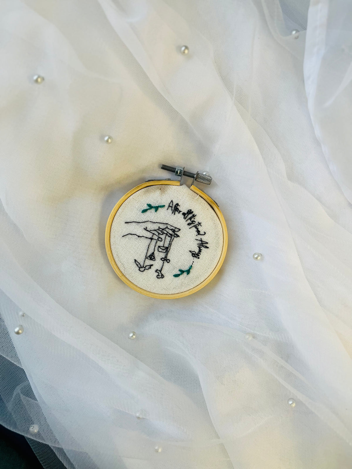 “After all this time?” “Always.”| Hand Embroidered Decor