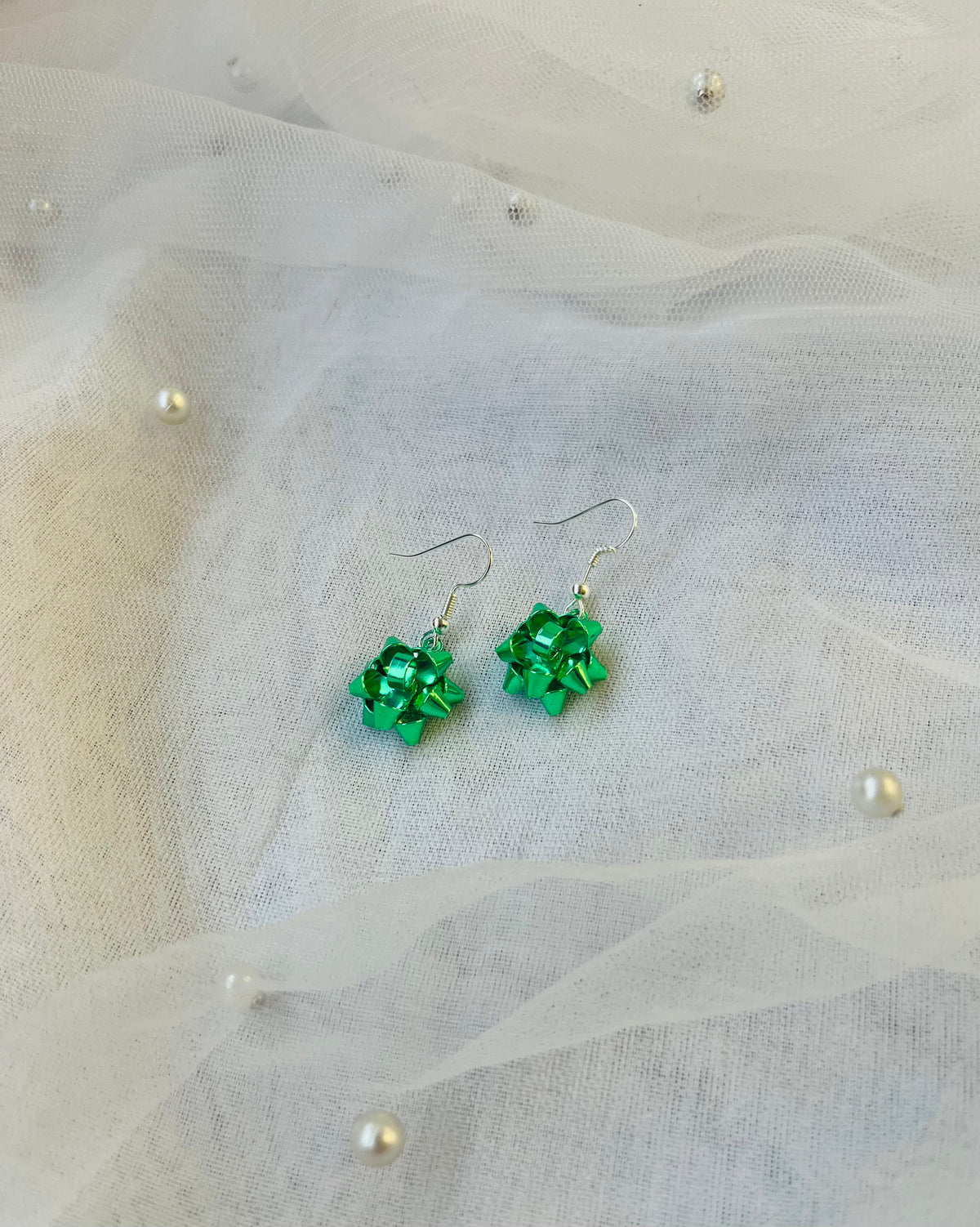 Christmas Bow Earrings