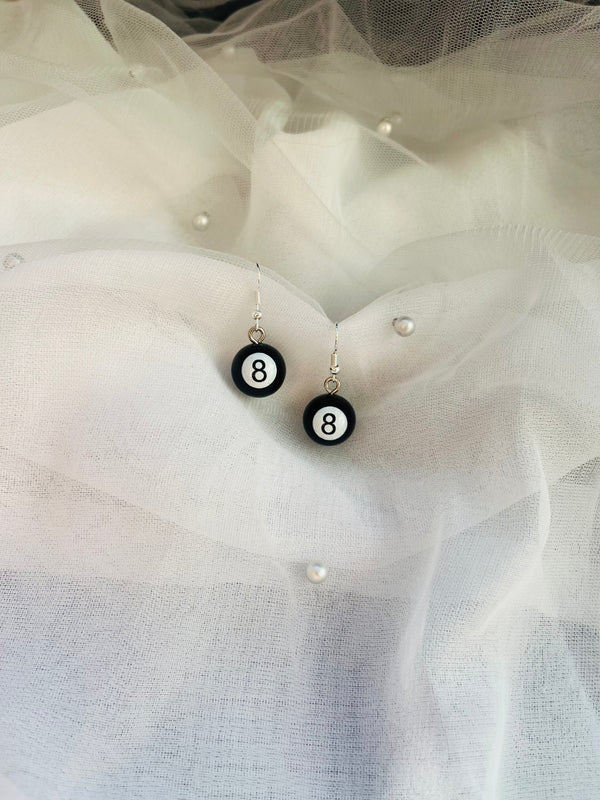8 Ball Earrings