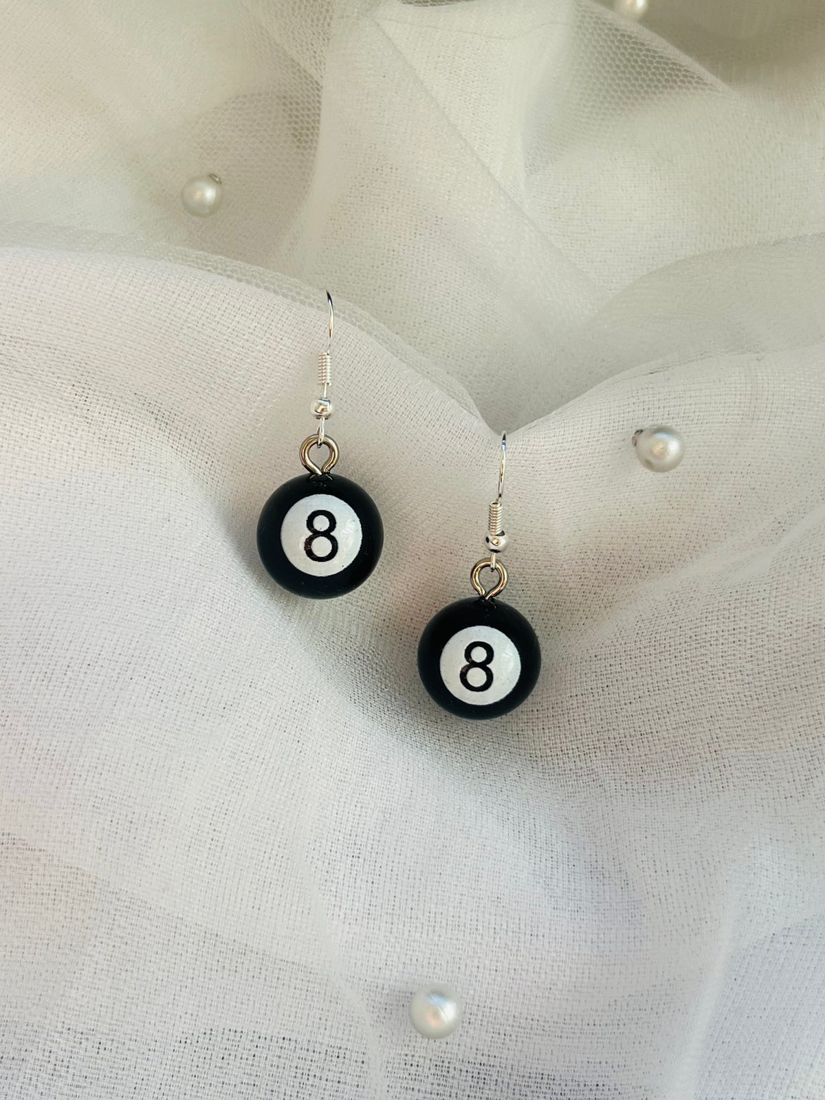 8 Ball Earrings