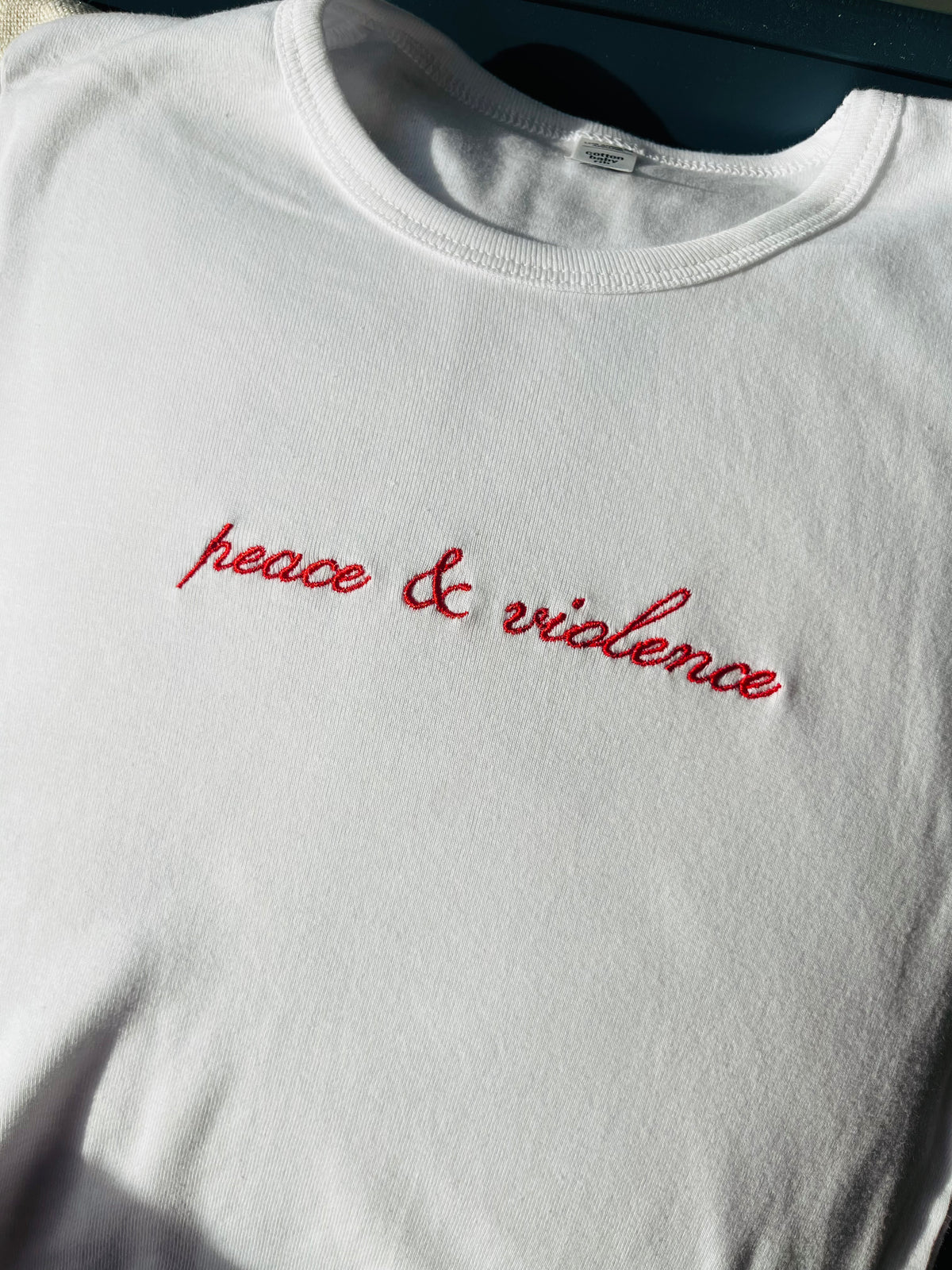 Peace & Violence - Baby Tee