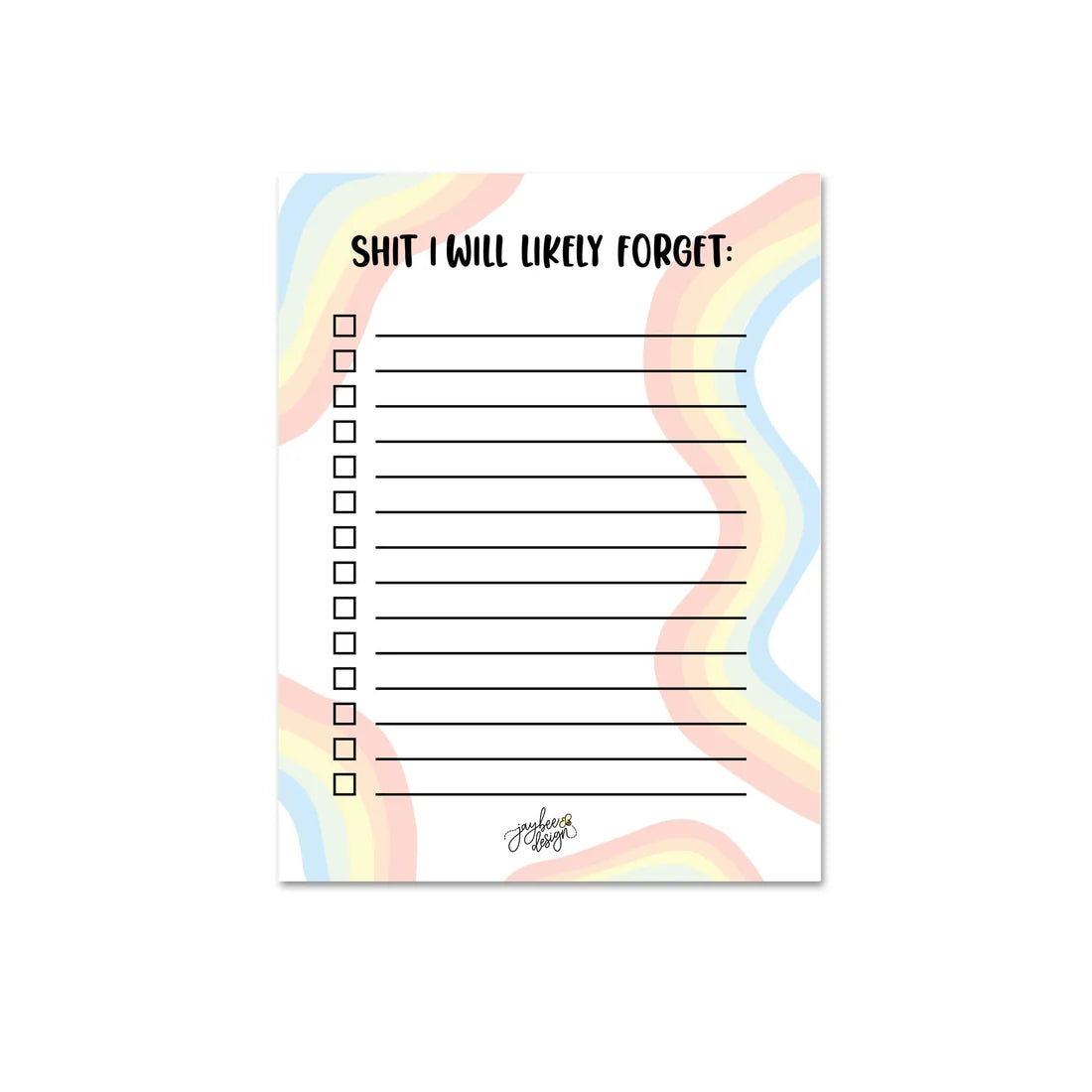 Shit I will Likely Forget | Notepad