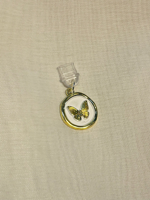 Framed Gold Butterfly | Kindle Charm
