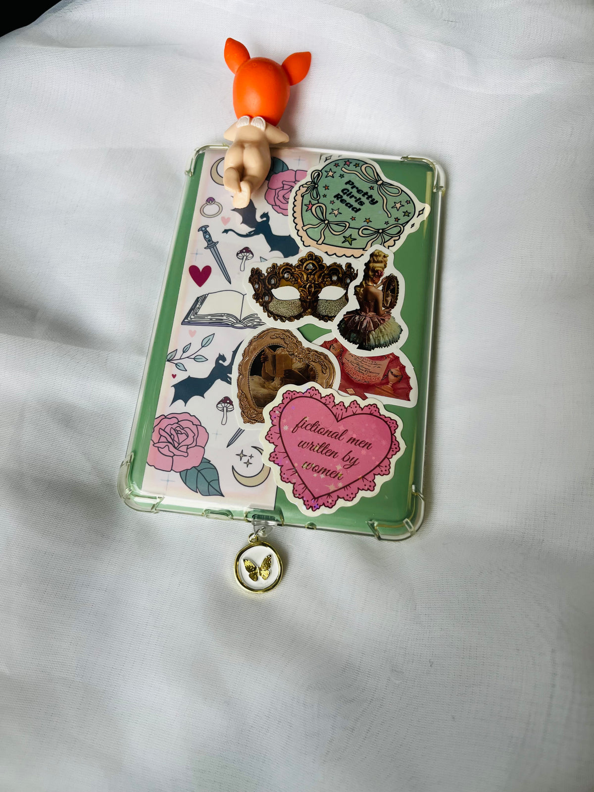 Framed Gold Butterfly | Kindle Charm