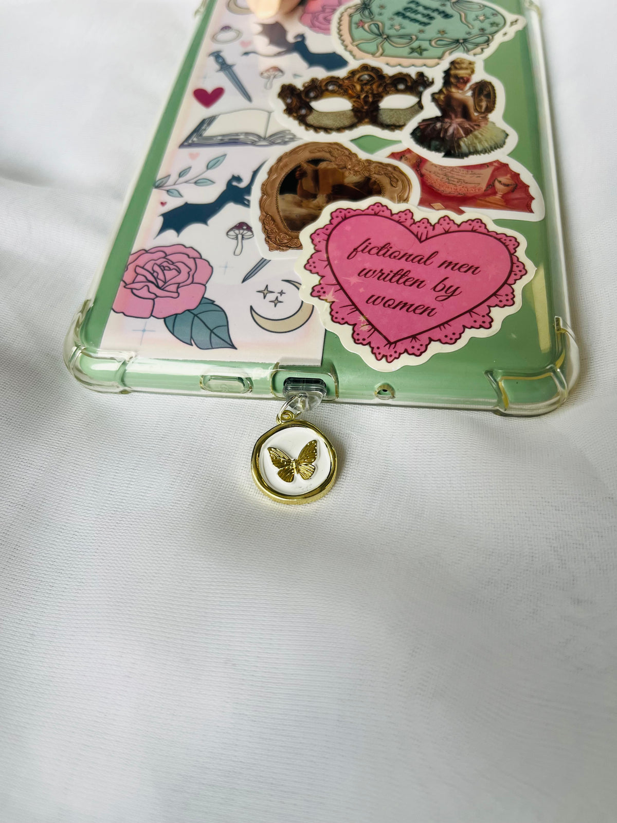 Framed Gold Butterfly | Kindle Charm