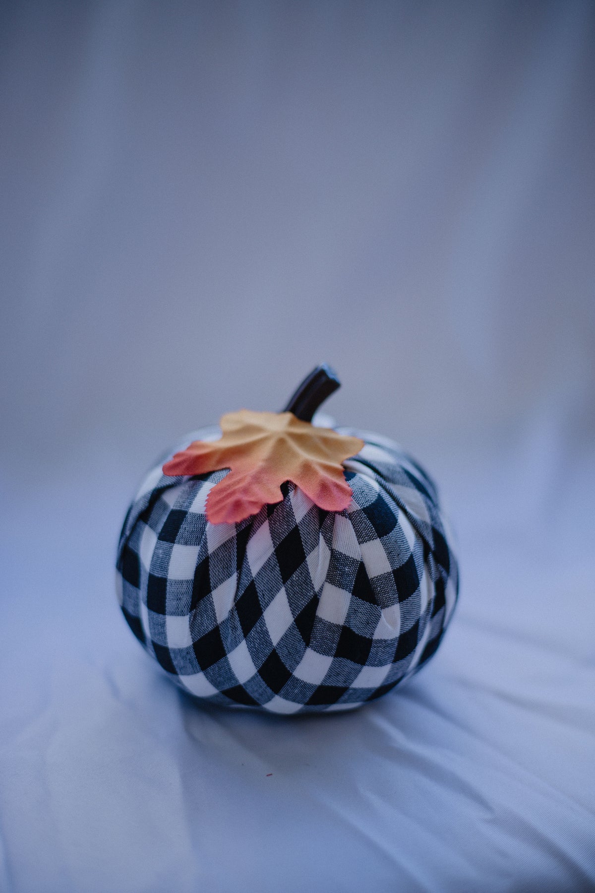 Mini Plaid Pumpkins