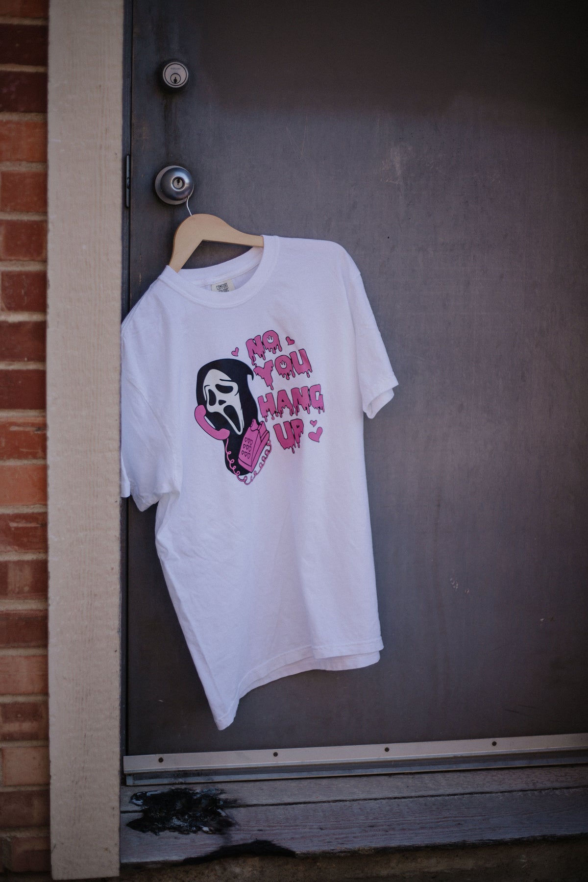 No You Hang Up Scream Tee