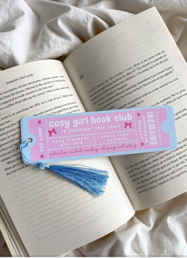 Cosy Girl Book Club Bookmark