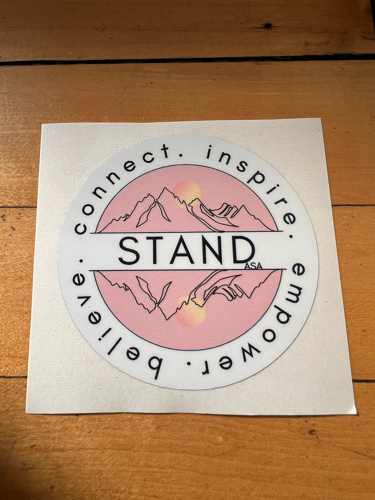 STAND Vinyl Sticker | STAND Against Sexual Assault