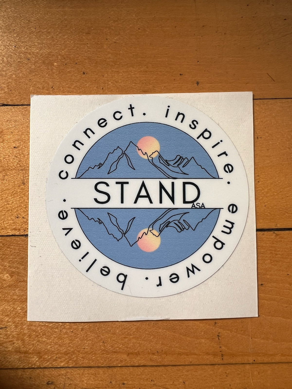 STAND Vinyl Sticker | STAND Against Sexual Assault