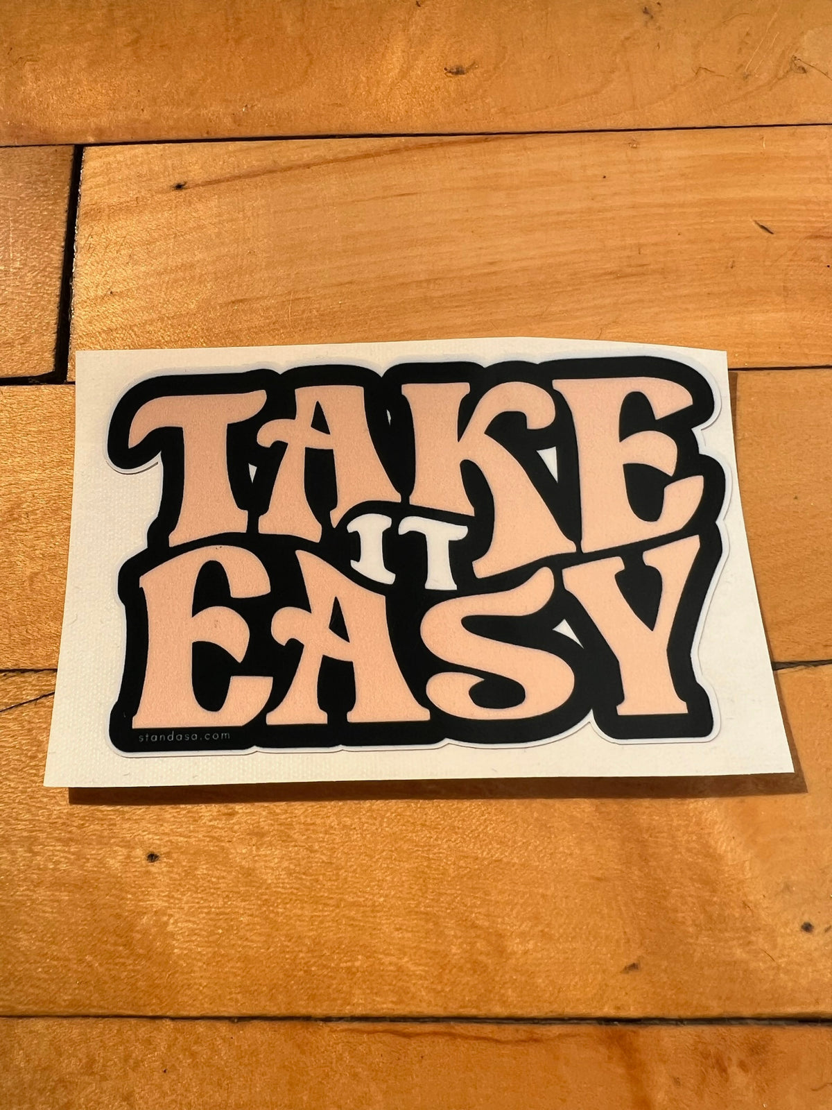 Take IT Easy Vinyl Sticker | STAND Against Sexual Assault