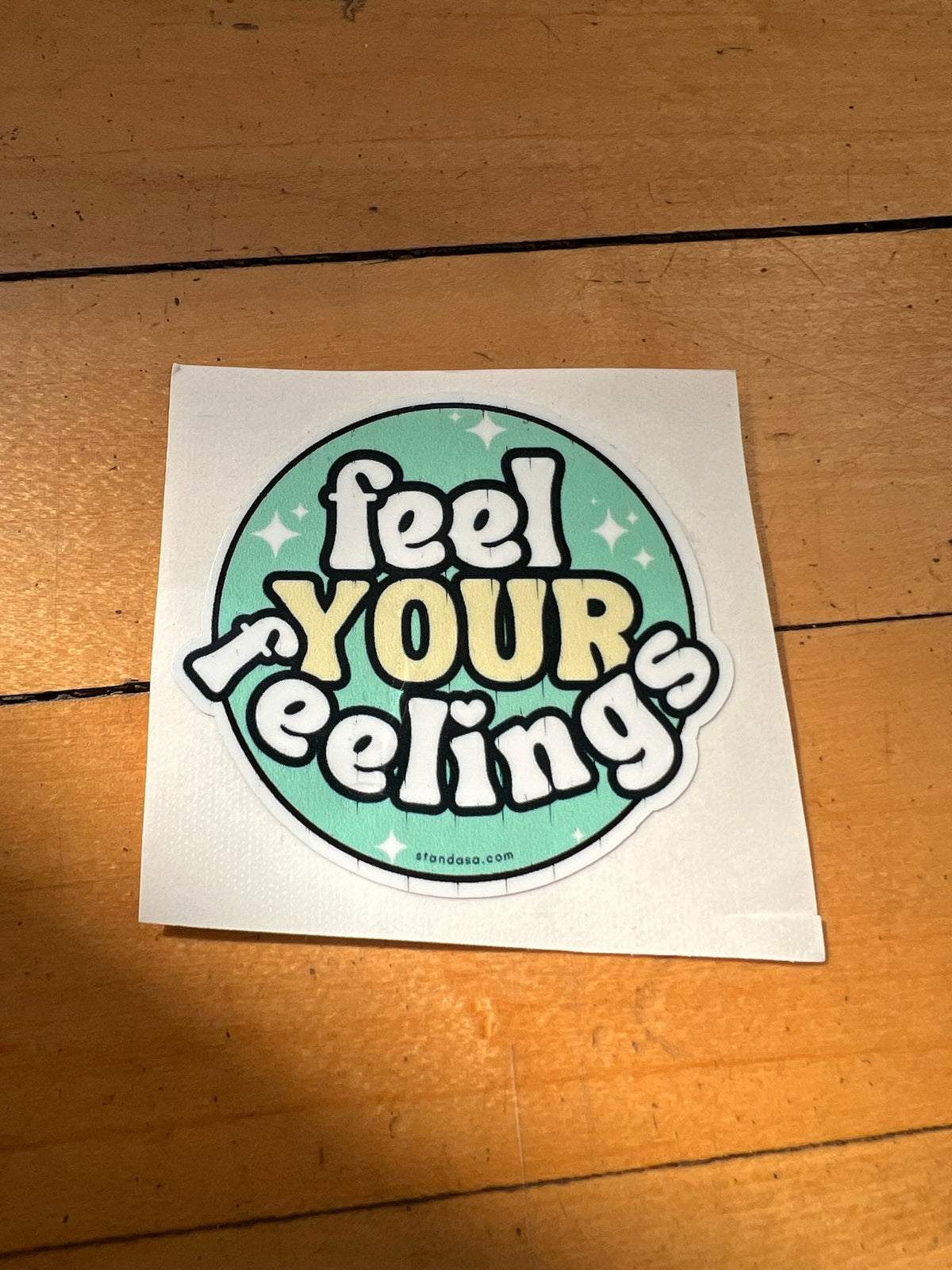 Feel Your Feelings Vinyl Sticker | STAND Against Sexual Assault