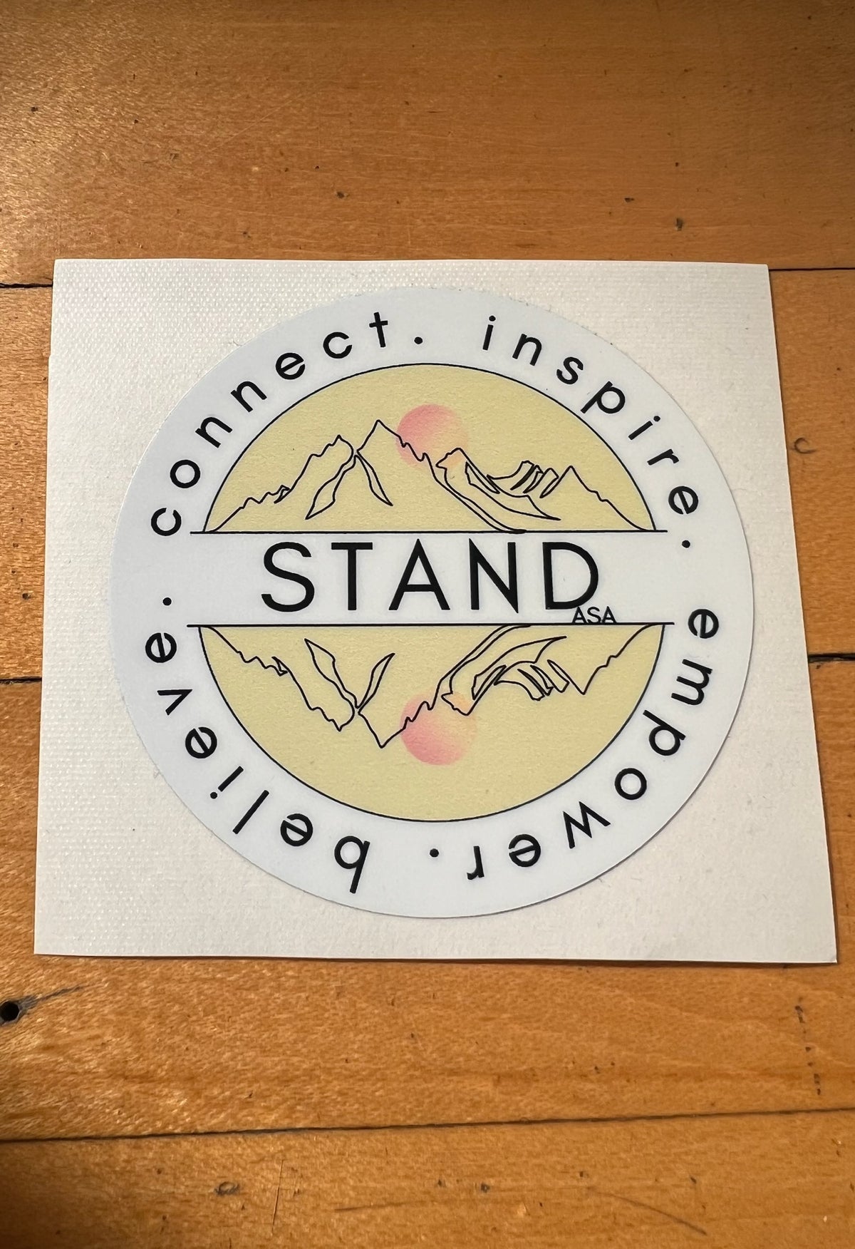 STAND Vinyl Sticker | STAND Against Sexual Assault