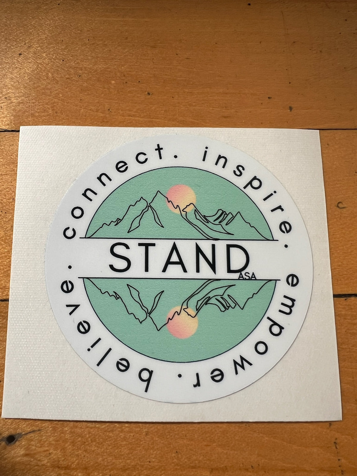 STAND Vinyl Sticker | STAND Against Sexual Assault