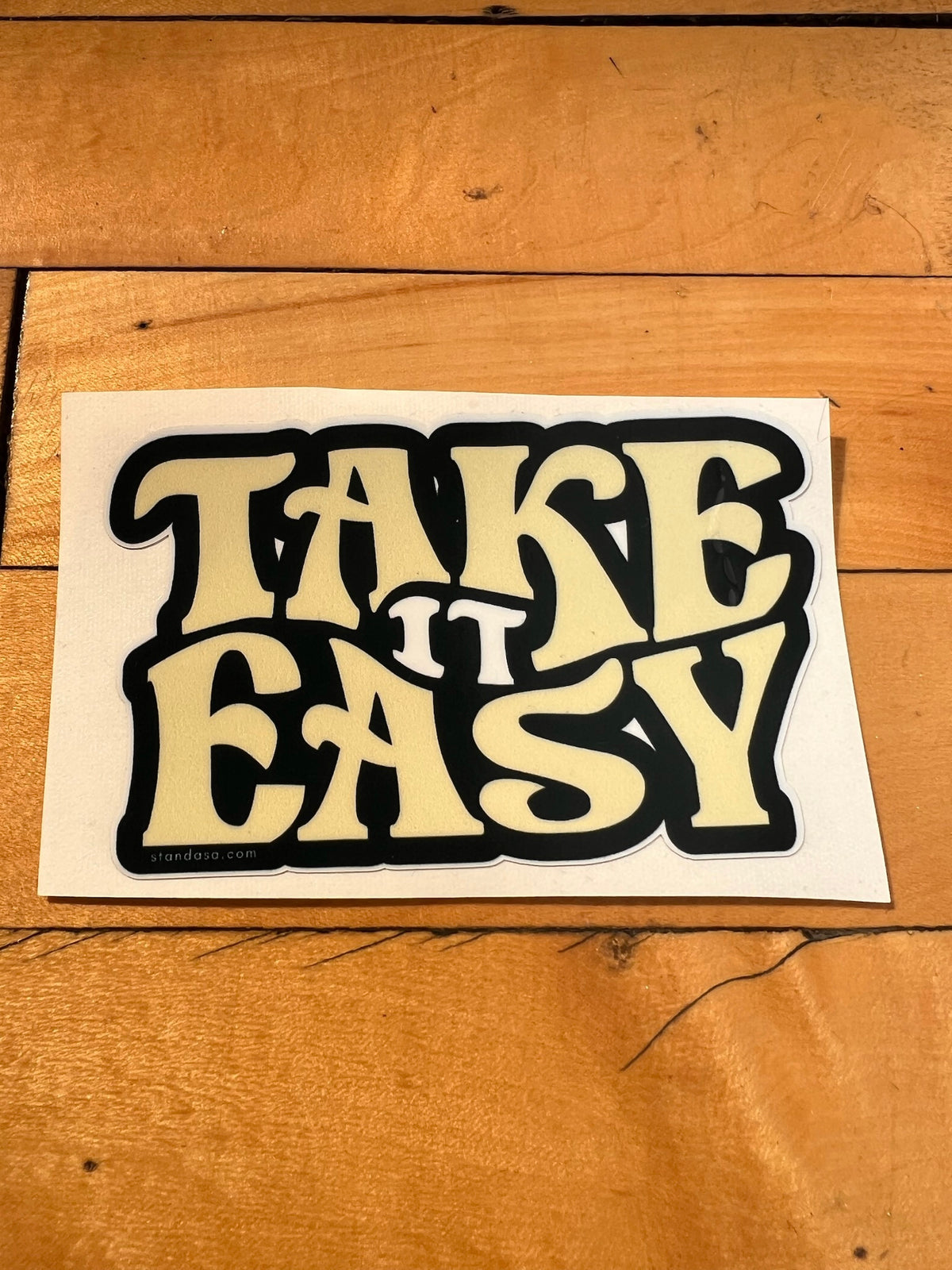 Take IT Easy Vinyl Sticker | STAND Against Sexual Assault