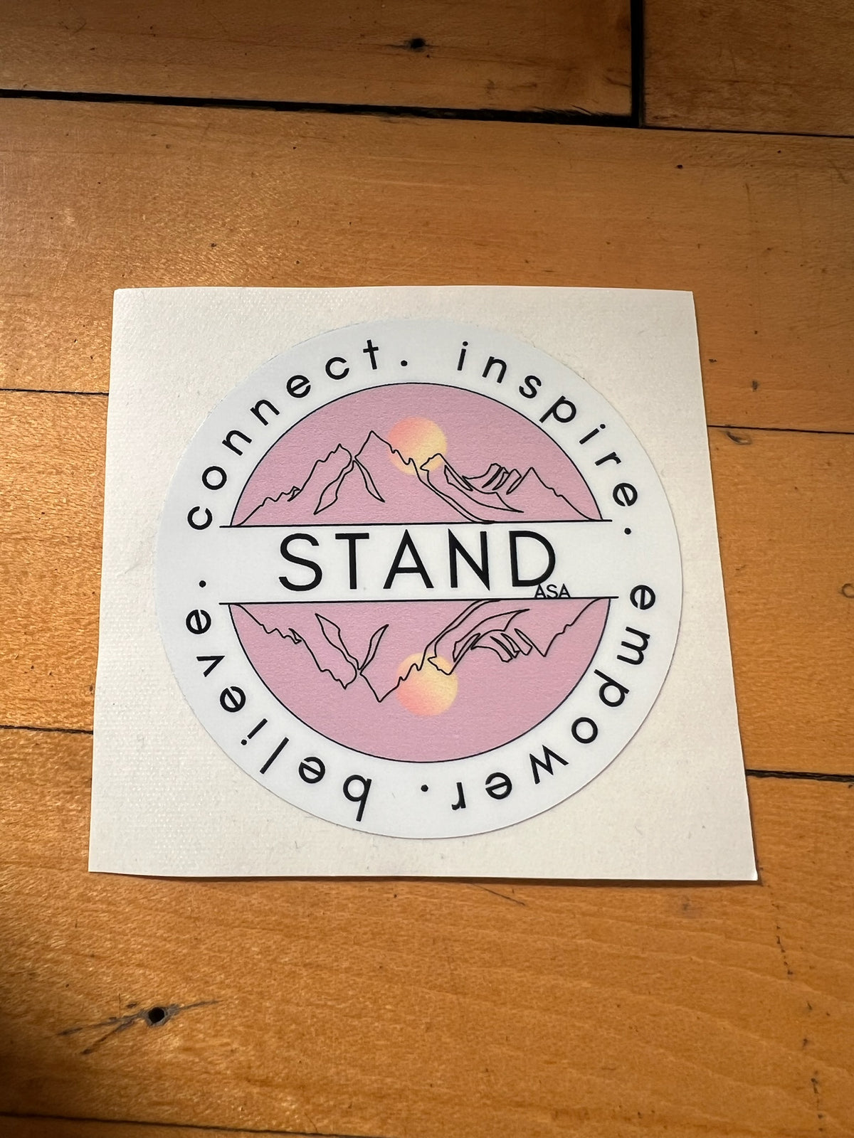 STAND Vinyl Sticker | STAND Against Sexual Assault