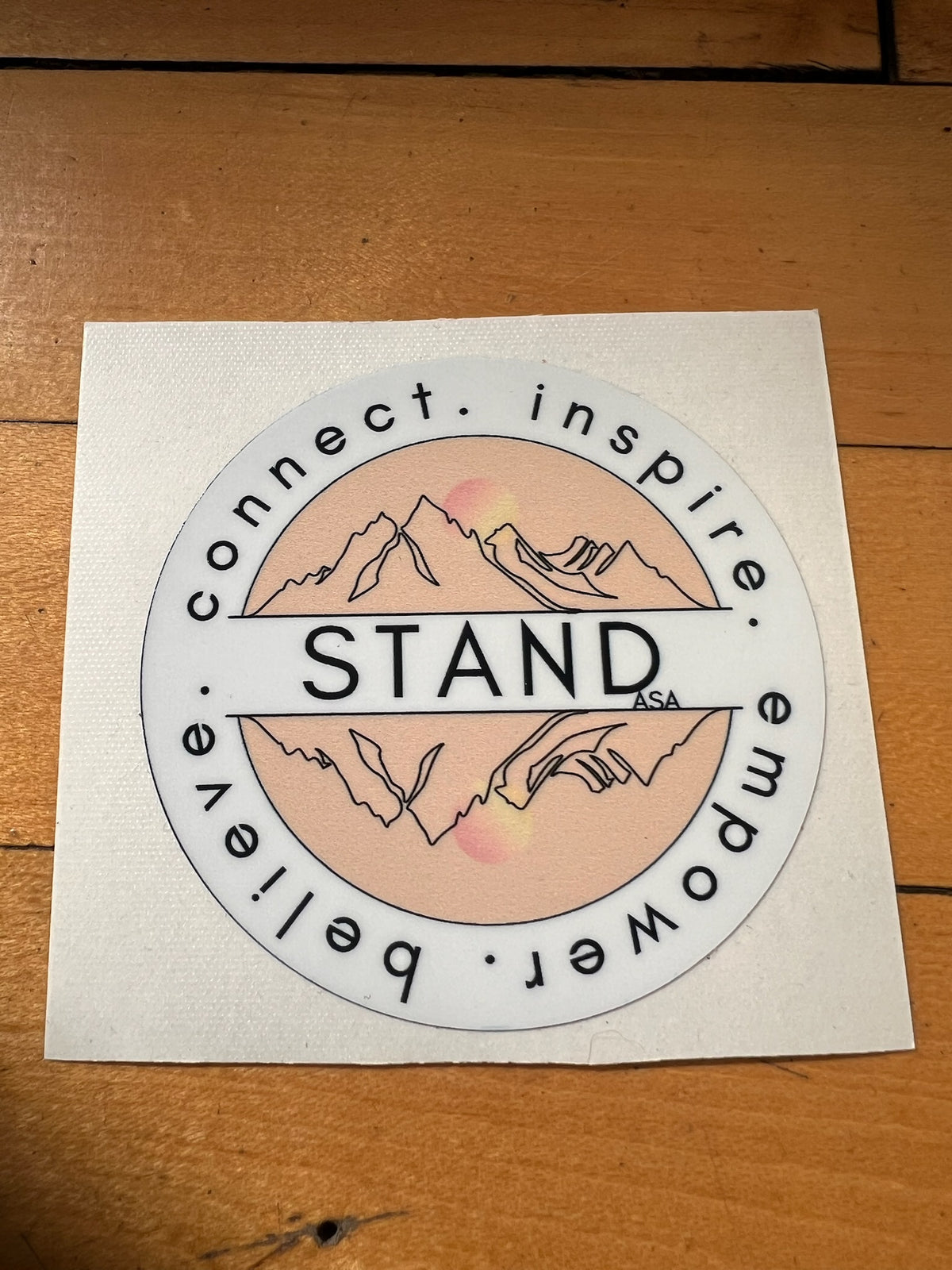 STAND Vinyl Sticker | STAND Against Sexual Assault