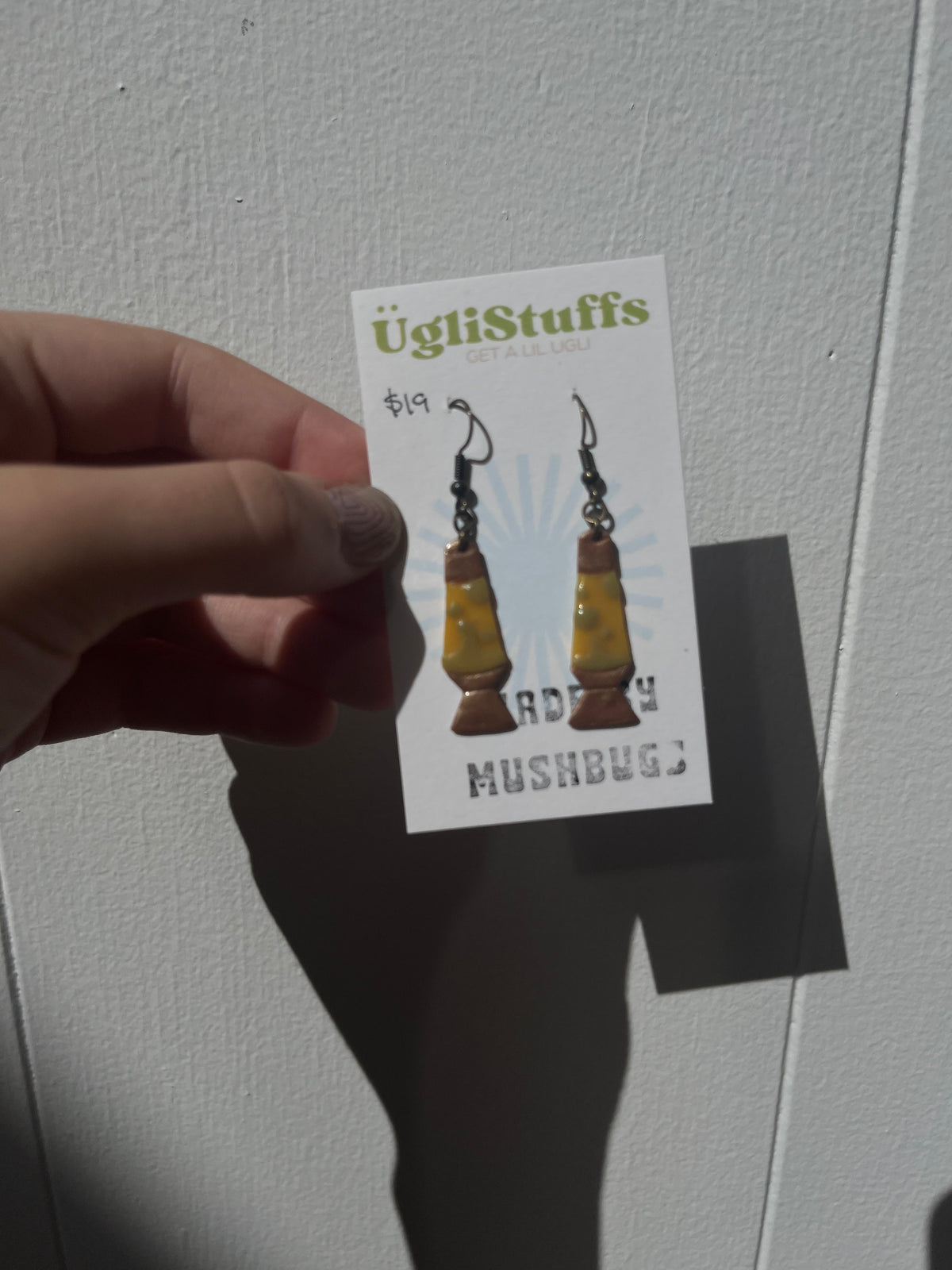 Retro Lava Lamp Dangles | Handmade Clay Lava Lamp Earrings