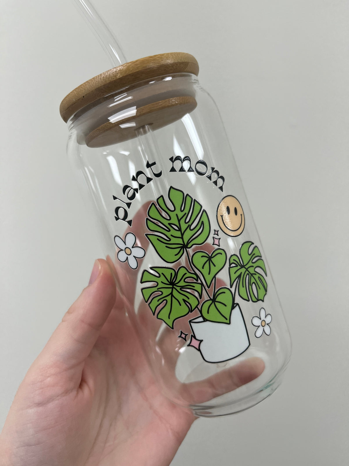 Plant Mom Cup | Glass Tumbler