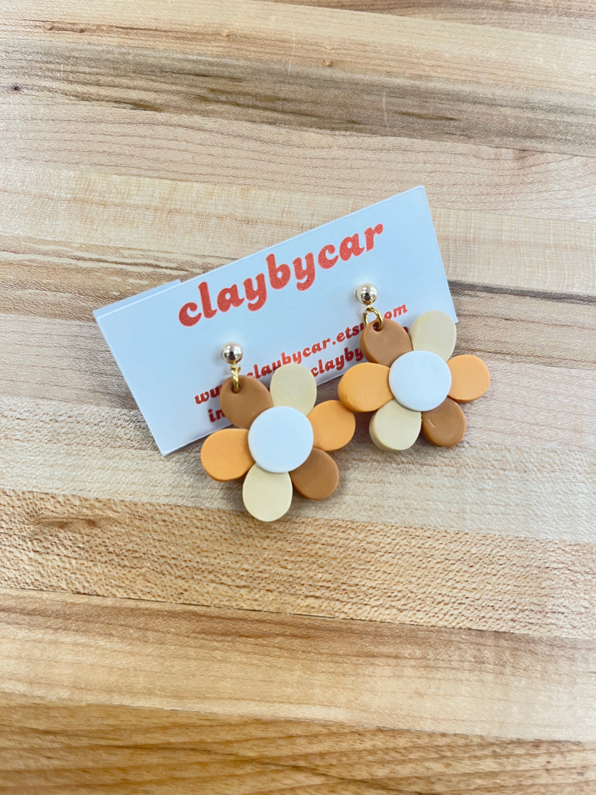 Delightful Daisy Dangles | Clay by Car