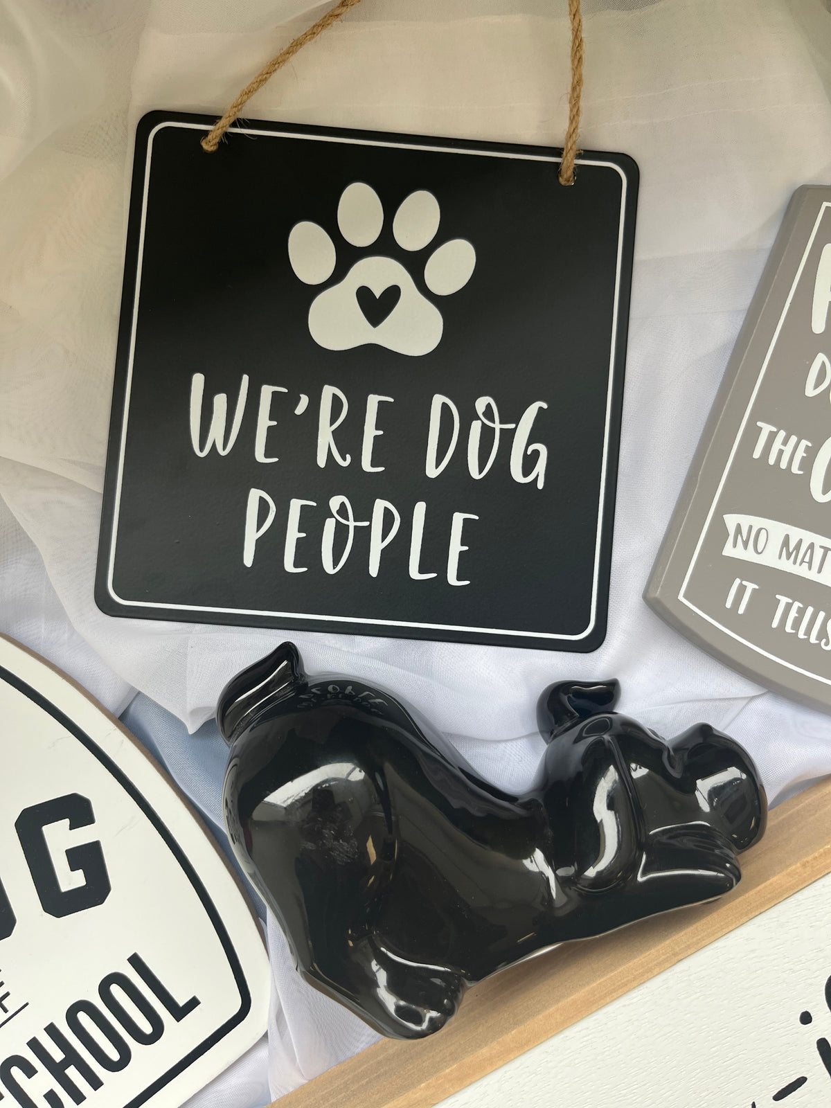 We're Dog People Sign