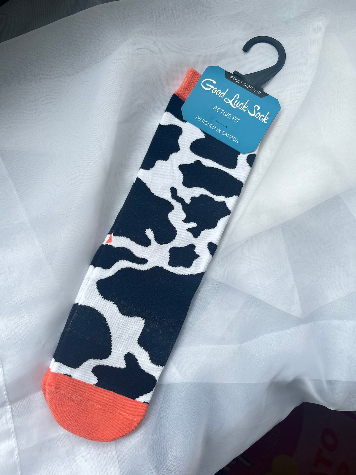 Moo-velous Cow Print Socks