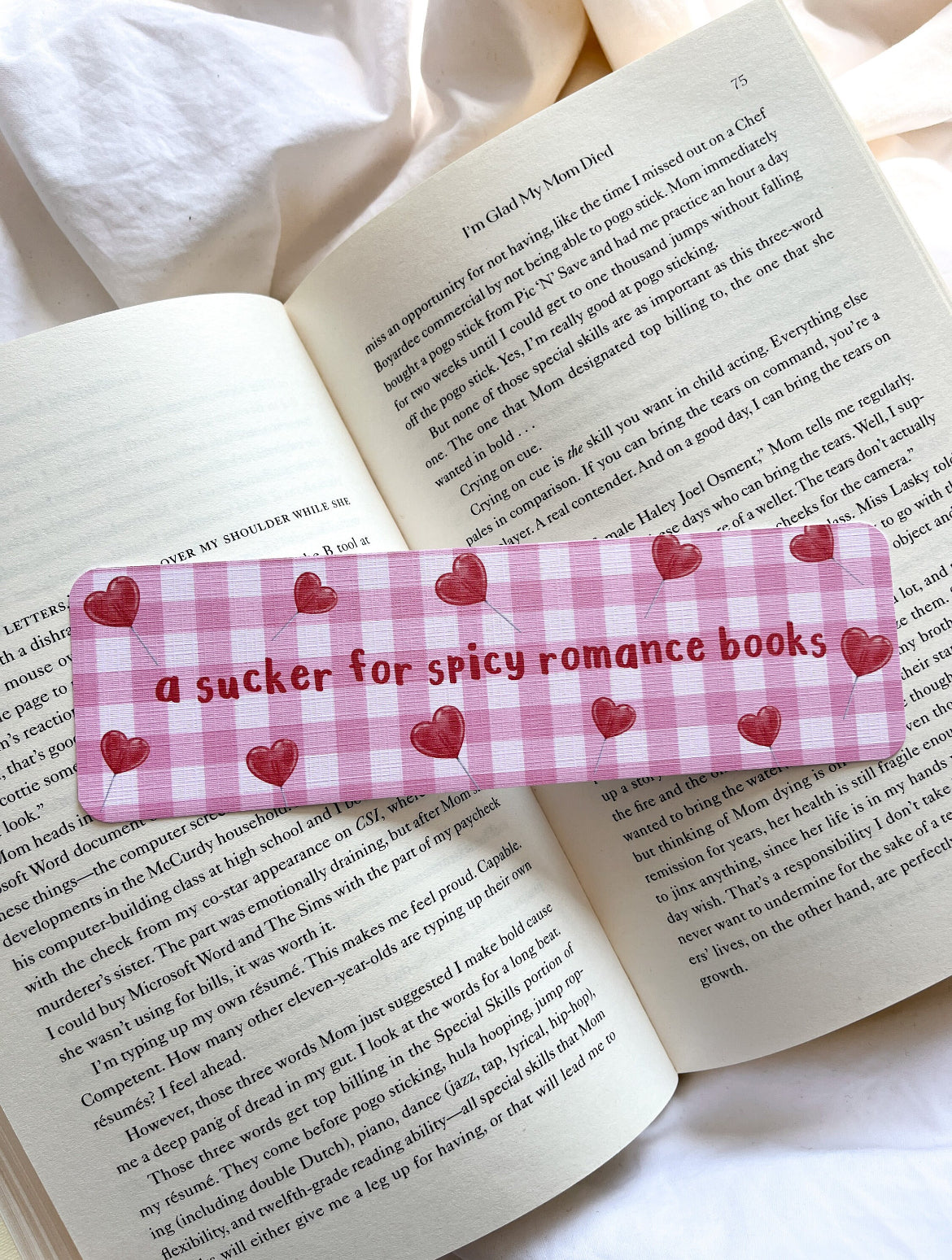 A Sucker for Spicy Romance Bookmark
