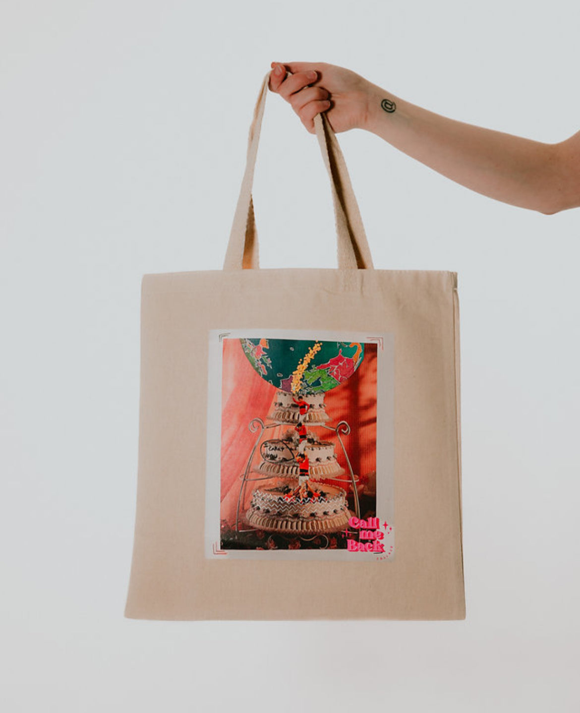 I Carry You Tote Bag | Call Me Back Collage