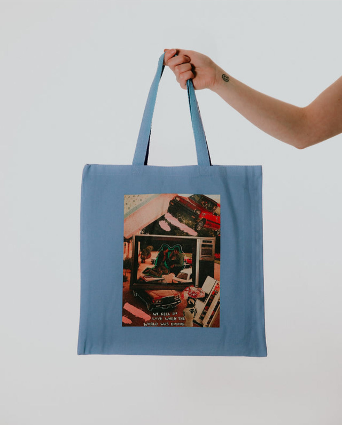We Fell in Love Tote Bag | Call Me Back Collage