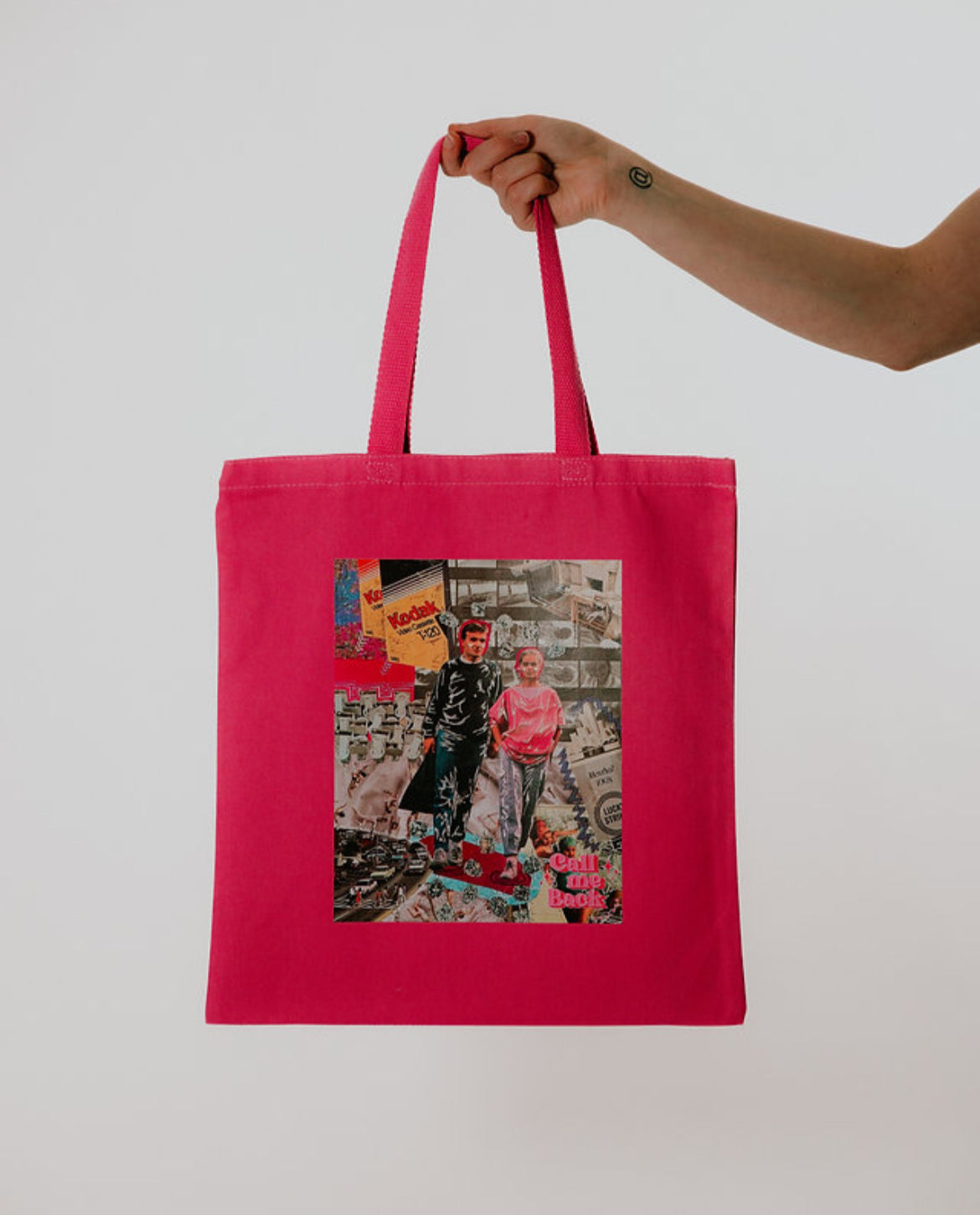 The Happy Couple Tote Bag | Call Me Back Collage